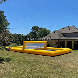 Juego de <span class=keywords><strong>piscina</strong></span> de voleibol para juegos de deportes acuáticos inflables azules y rojos con bomba de aire para alquiler de fiestas - Product Image 4