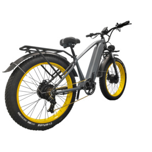 Vélo de montagne électrique 48V, vélo électrique 20 pouces, 7 vitesses, cadre en alliage d'aluminium, freins à disque mécaniques, moteur arrière double sans balais - Product Image 4