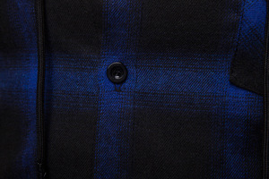 Giacca da <span class=keywords><strong>uomo</strong></span> in flanella a maniche lunghe Plus Size Slim Fit con cappuccio - Product Image 6