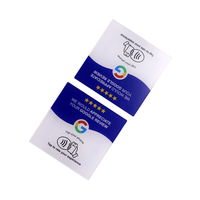 Bedruckte RFID-Acrylkarten 213 Chip NFC-Karten Acryl-RFID-Google-Bewertungskarten
