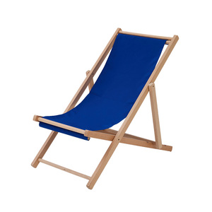 <span class=keywords><strong>Chaise</strong></span> de plage de <span class=keywords><strong>jardin</strong></span> en bois dur pliante traditionnelle inclinable avec logo personnalisé pour se détendre en plein air - Product Image 2