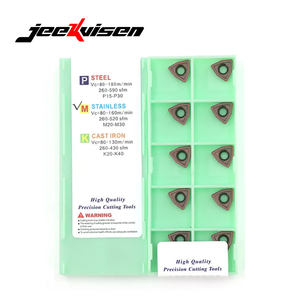 JEEKVISEN WCMT050308-MF JA215P Herramienta de corte CNC, inserto de carburo para taladro en U, para torneado y mecanizado en torno - Product Image 5