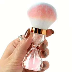 Cepillo para Uñas de Gel, Herramienta de Manicura, Cepillo para Polvo de Uñas con Mango de Reloj de Arena, Suave para Eliminar Polvo y Limpiar - Product Image 3