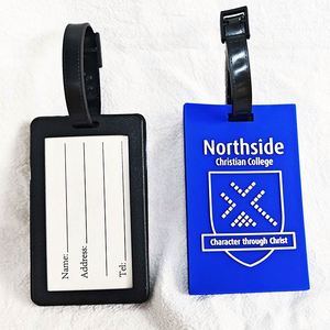 Cadeaux promotionnels, étiquette de bagage en caoutchouc PVC souple personnalisée, imperméable, mignonne, pour les voyages - Product Image 4