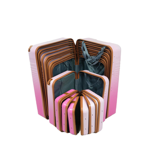 Vente en gros d'usine, ensemble de 13 à 16 pièces, bagages de voyage en ABS, 19 à 30 pouces, bagages semi-finis, ensembles de valises SKD - Product Image 4