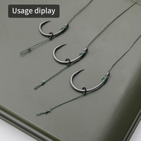 20M SINKING TRESSÉ HOOKLINK 25LB 30LB pour pêche à la carpe Hooklink
