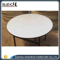 Pas cher Tables De Banquet Table À Manger Pliante Ronde Table de Fête SDB-45-1