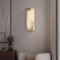 Lampu Dinding Marmer Spanyol untuk Rumah, Hotel, Kamar Tidur, Pencahayaan Latar Belakang, Lampu Dinding Alabaster Zeal Lighting