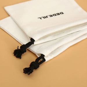 Bolsa de Algodón Personalizada de 3 Pulgadas con Cordón, Bolsa Antipolvo de Doble Cierre, Bolsa de Almacenamiento de Joyería Portátil, Bolsa de Embalaje Universal al por Mayor - Product Image 4