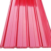 Tôle de toiture en métal ondulé peinte de couleur, feuille de Base galcalime