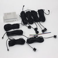 Sensor Jarak Ultrasonik Logam Tahan Air IP67 8-Probe Output CAN/232/485 Presisi Tinggi 20Hz Akurasi 0.5% Jangkauan 13cm~5m