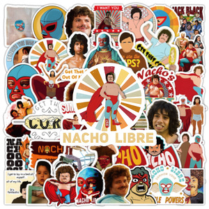 สติกเกอร์หนังตลกนาโช่ ลิเบอร์จากสหรัฐอเมริกา 50 ชิ้น - Product Image 2