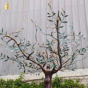 Escultura de Árvore Abstrata em Bronze Personalizada RELONG, Arte Moderna para Decoração Externa - Product Image 3