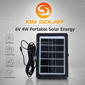 XIN SOLAR 4W Solar Panel 6V Portable DIY Kit Phone Power Bank Camping Hiking Off Grid OEM Wholesale