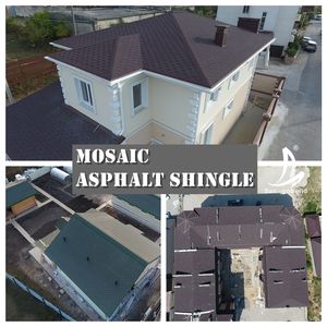 Paneles de techo de vidrio elegantes, mosaico arquitectónico, tejas asfálticas, materiales de techo resistentes al calor, precio bajo, <span class=keywords><strong>Goethe</strong></span> Lifetime - Product Image 5