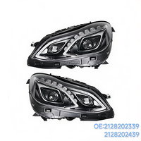 Faro Delantero LED Adaptativo para Automóvil con Volante a la Izquierda, OEM 2128202339 2128202439 para Mercedes-Benz Clase E W212 2014-2015, Conjunto de Luces Delanteras