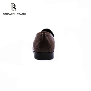 Mocassins en cuir véritable faits à la main pour hommes Dreamy Stark, chaussures de bureau et de carrière pour l'automne, antidérapantes et respirantes - Product Image 5