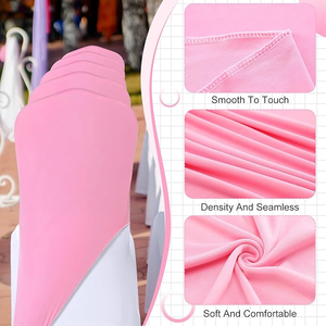 Copricapo sedia Spandex coprisedie pieghevole elastico elastico coprisedia per feste di nozze festa banchetto festa - Product Image 5