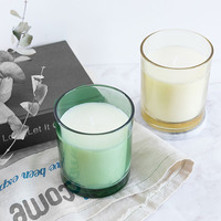Bougie parfumée artisanale pour les fêtes, aromathérapie, cire de paraffine, pot en verre 100g, parfum classique, décoration intérieure, 20-40
