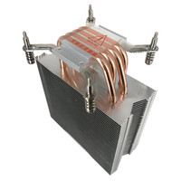 Ventilateur de refroidissement CPU pour ordinateur à 4 caloducs, dissipateur thermique en tube de cuivre, 12V PWM 4 broches, radiateur pour boîtier d'ordinateur, vente chaude fournisseur