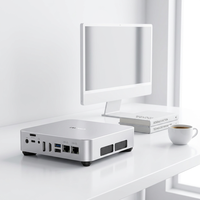 Mini PC CHUWI AUBOX Mini-ITX Horizontal en Alliage d'Aluminium et Plastique Windows 11 Pro AMD Ryzen-7 8745HS 16 Go de RAM DDR5 Mini Ordinateur de Bureau