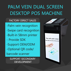 Solution de <span class=keywords><strong>paiement</strong></span> POS tout-en-un à reconnaissance veineuse palmaire avec processeur Octa-Core pour camions de restauration et système de point de vente pour petites entreprises - Product Image 2