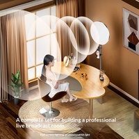 Kit d'éclairage annulaire LED pour téléphone portable avec trépied de bureau, idéal pour le streaming en direct et l'amélioration de la beauté de la peau