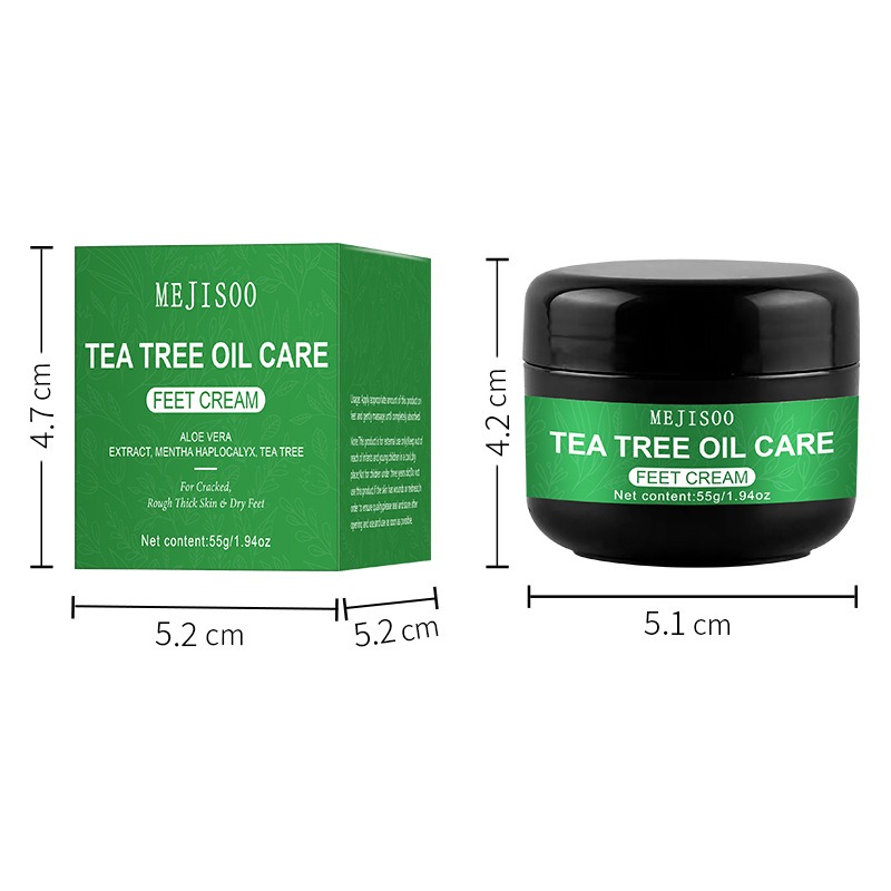 Crème de soin des pieds à l'arbre à thé