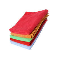Hot-selling Microfiber Cleaning Cloth Warp Knitted Towel Blue 40*40Cm 300gsm Car Microfiber Cloth Car Kitchen Towel