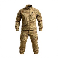Uniforme tactique camouflage AQTQ pour la formation des agents de sécurité, vêtements en coton imprimé camouflage