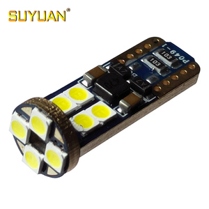 Suez xe đèn <span class=keywords><strong>LED</strong></span> bóng đèn W5W <span class=keywords><strong>T10</strong></span> 194 168 tự động đèn 3030 12SMD CANBUS Trắng <span class=keywords><strong>Led</strong></span> nội thất đọc bóng đèn - Product Image 6