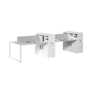 Escritorio de Oficina Modular de Metal Moderno, Diseño de Cubículo, para Uso en Escuelas, Hospitales y Salas de Estar - Product Image 2