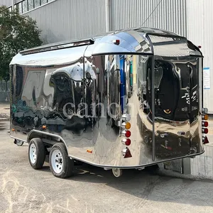 Chariot de restauration rapide mobile en acier inoxydable pour barbecue et pizza, avec certification COC, en promotion en Allemagne - Product Image 5