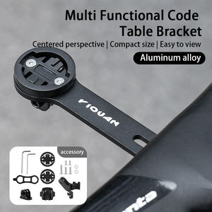Support de fixation pour ordinateur de vélo en alliage d'aluminium noir YS, modèle 08CO0016, <span class=keywords><strong>VTT</strong></span>, <span class=keywords><strong>Garmin</strong></span>, Cateye, Bryton, compteur de vitesse - Product Image 5