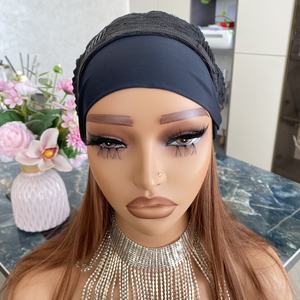 Perruques courtes superposées à prix d'usine en gros, avec dentelle frontale transparente, synthétiques, classiques, couleur gingembre printanier, pour femmes élégantes - Product Image 6