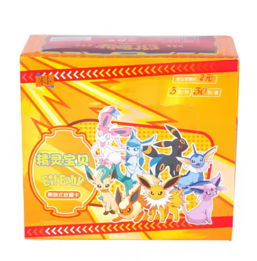 30 paquets/boîte, 3 cartes/paquet