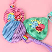 Breloque de sac personnalisée en tissu brodé durable avec motif en dentelle, support pour écouteurs, idéale pour les cadeaux d'été