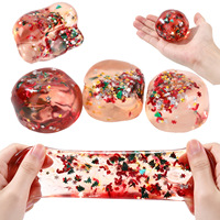 Nouvel Arrivage Transfrontalier : Mini Jouets Anti-Stress à Presser en TPR à Rebond Lent, Infusés à la Vaseline, Emballés Individuellement, pour Jeunes