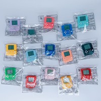 Mini console portable classique nostalgique en plastique pour jeu de puzzle, porte-clés, cadeaux créatifs, vente en gros, modèle HJY01