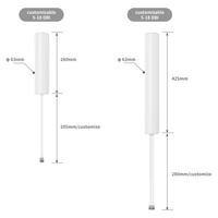 Antenne extérieure cylindrique omnidirectionnelle étanche SMA 2G 3G 4G LTE pour communication