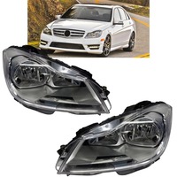 Phares HETOP W204 2012-2015 Classe C X204, phare avant OEM 2048204959 2048205059, système d'éclairage automatique pour Benz