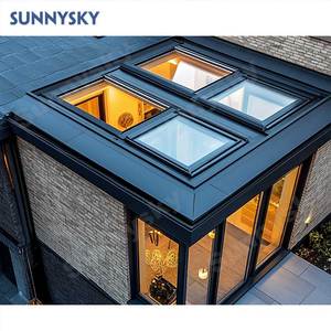 Sunnysky AAMA lucarnes électriques à <span class=keywords><strong>vitrage</strong></span> automatique persienne trappe d'accès au plafond télécommande <span class=keywords><strong>fenêtre</strong></span> <span class=keywords><strong>de</strong></span> <span class=keywords><strong>toit</strong></span> en alliage d'aluminium - Product Image 1