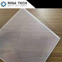 Placa guía de luz ultra suave sin parpadeo de 10 mm con marcado de puntos láser de una sola cara para iluminación de aulas escolares Rina Tech