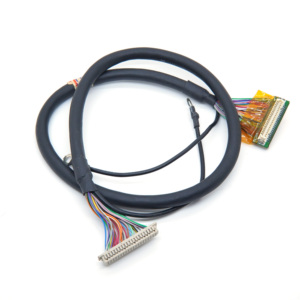 كابل إشارة LVDS من DF9-31P بخطوة 1.0 مم إلى موصل ميني دوبونت بخطوة 2.0 مم، نحاس مطلي بالقصدير، لوحدة عرض التحكم الصناعي LCD - Product Image 3