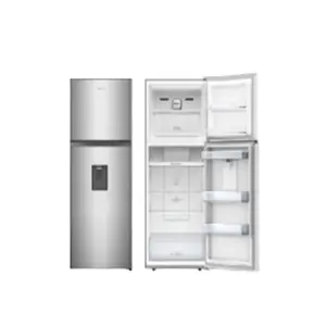 Refrigerador y congelador de acero inoxidable, doble puerta, sin escarcha, 320L