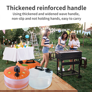 Seau à eau portable de 13 L pour la randonnée, le barbecue, le camping, les urgences - Product Image 3