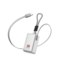 Batería Externa Inteligente con Pantalla TFT, Carga Inalámbrica Magnética, 20000 mAh, Li-Polímero, PD35W, Cable Tipo-C Retráctil, Superventas 2026