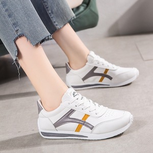 Scarpe Sportive Casual da Donna <span class=keywords><strong>Forrest</strong></span> <span class=keywords><strong>Gump</strong></span>, Bianche, Traspiranti, Leggere, Antiscivolo, con Lacci, Tomaia in PU, Suola in Plastica, Primavera 2026 - Product Image 3
