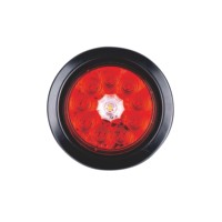 Nouveau feu arrière rond de 4 pouces à 21 LED pour camion et remorque, feu stop, clignotant, marche arrière, SAE DOT, étanche IP67