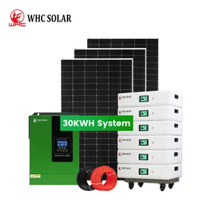WHC移动ESS 48V 300Ah 400Ah 500Ah 600Ah可堆叠锂Lifepo4 15Kwh 20Kwh 30Kwh太阳能存储系统电池